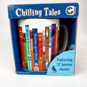 Ginger Fox Chilling Tales Mug 27 Horror Stories Book Design Coffee Cup Gothic